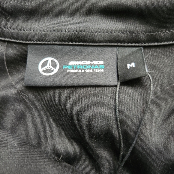 Mercedes AMG Petronas Formula One 2023 Team Black and Red Polo Shirt NWT - Picture 7 of 9